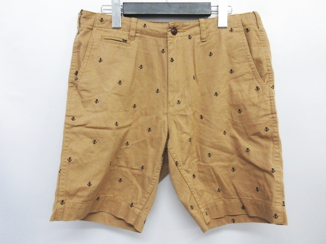 グローバルワーク Global Work ショート パンツ ボトムス ベージュ イカリ総柄 サイズm メンズ 095 ベクトルパーク グローバルワーク Global Work ショート パンツ ボトムス ベージュ イカリ総柄 サイズm メンズ 095 ベクトルパーク