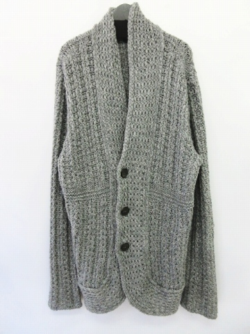 ジョルジオアルマーニ GIORGIO ARMANI ニット ジャケット カーディガン カットソー トップス 長袖 グレー サイズ56 ☆AA★ レディース 人気の春夏 【ジョルジオ アルマーニ】ホワイト ジャケット サイズ 56 テーラードジャケット