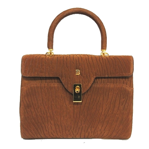 バリー BALLY アザラシ革 ハープシール ハンドバッグ ショルダー 2WAY  