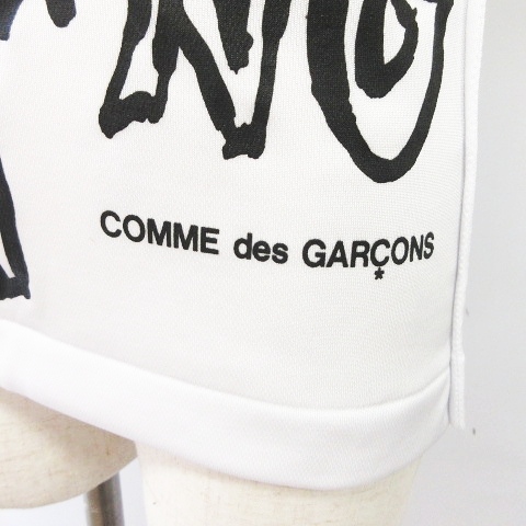 美品 COMMEdesGARCONS 白シャツ 短冊カッティング ポリエステル COMME des GARCONS SHIRT（コムデギャルソンシャツ）FOREVER