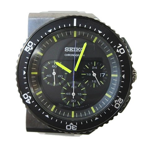 セイコー SEIKO スピリット スマート ジウジアーロ 腕時計 クォーツ クロノグラフ 限定モデル 2500個限定 SCED017 7T12-0AV0 黒 ブラック メンズ