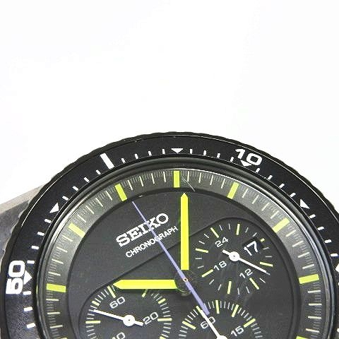 セイコー SEIKO スピリット スマート ジウジアーロ 腕時計 クォーツ クロノグラフ 限定モデル 2500個限定 SCED017 7T12-0AV0 黒 ブラック メンズ