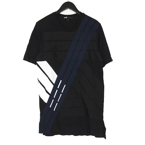 ワイスリー Y 3 アディダス ヨウジヤマモト ストライプ ロング丈 T
