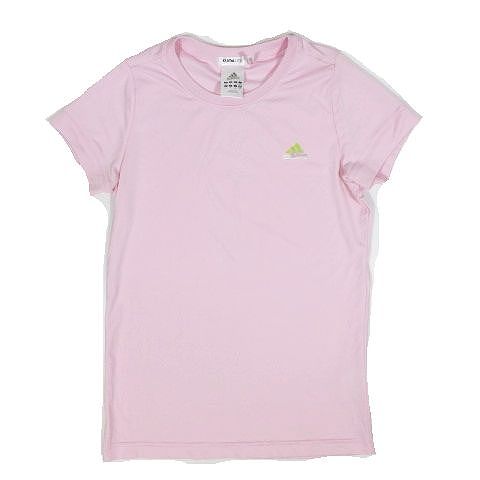 アディダス Adidas ロゴ Tシャツ カットソー 半袖 ストレッチ スポーツウェア トップス サイズm ピンク 8 レディース 095 ベクトルパーク