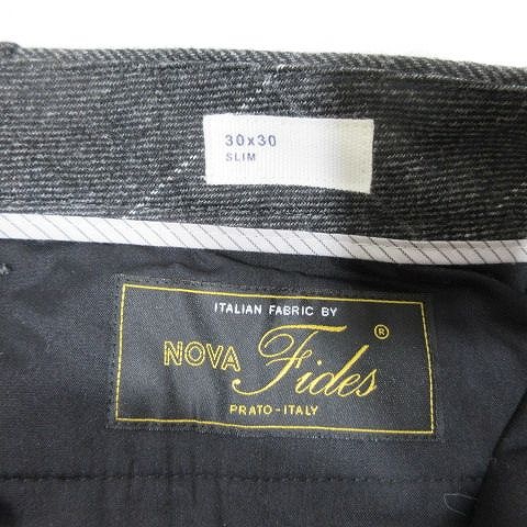 ギャップ Gap ウィンドウペン チェック パンツ スリム サイズ30x30 グレー 5 メンズ 095 ベクトルパーク