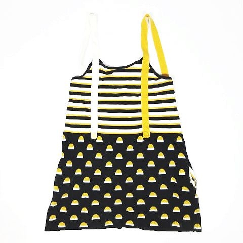 シーバイクロエ See By Chloe ボーダー柄 キャミワンピ ワンピース コットン サイズ38 イエロー ネイビー レディース 095 ベクトルパーク