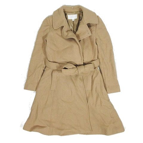ジルスチュアート Jill Stuart コート ジャケット ロング丈 フレアシルエット ベルト サイズs ベージュ 4 レディース 095 ベクトルパーク