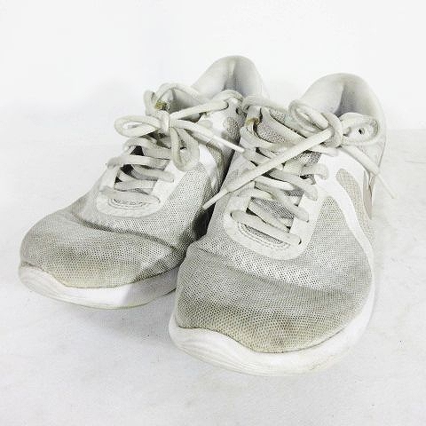 ナイキ Nike レボリューション 4 ランニングシューズ スニーカー 9099 017 白 ホワイト サイズ24 5cm H11 レディース 095 ベクトルパーク