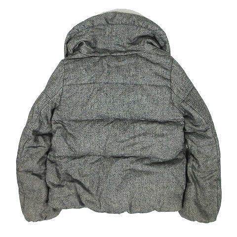 ブラック バイ マウジー Black By Moussy ツイード ダウンジャケット ブルゾン アウター サイズ1 グレー系 レディース 095 ベクトルパーク
