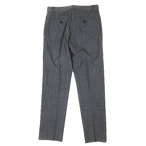 セオリー Theory ストライプ スラックス パンツ ウール サイズ0 01 グレー 7 12 レディース 095 ベクトルパーク