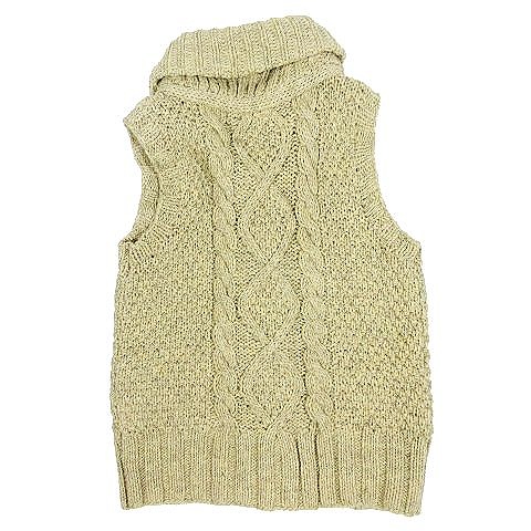ニコアンド Niko And ウール ニット ベスト カーディガン カットソー ノースリーブ Nk T436f1 ベージュ 7 12 レディース 095 ベクトルパーク