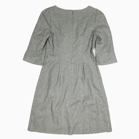 アンタイトル Untitled ワンピース 七分袖 タック ウール カットソー サイズ2 ライトグレー系 12 レディース 095 ベクトルパーク アンタイトル Untitled ワンピース 七分袖 タック ウール カットソー サイズ2 ライトグレー系 12 レディース 095 ベクトルパーク