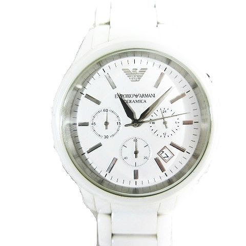 エンポリオアルマーニ Emporio Armani クロノグラフ 腕時計 ウォッチ Ar1453 セラミカ セラミック 白 ホワイト クォーツ メンズ 095 ベクトルパーク エンポリオアルマーニ Emporio Armani クロノグラフ 腕時計 ウォッチ Ar1453 セラミカ セラミック 白 ホワイト クォーツ メンズ 095 ベクトルパーク