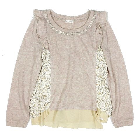 アクシーズファム Axes Femme フロッキーレース 切替 ニット セーター 長袖 サイズm ピンク 1 レディース 095 ベクトルパーク アクシーズファム Axes Femme フロッキーレース 切替 ニット セーター 長袖 サイズm ピンク 1 レディース 095 ベクトルパーク