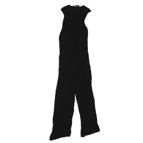 ザラ ベーシック Zara Basic Buttoned Jumpsuit プリーツ ボタン ジャンプスーツ オールインワン 黒 ブラック 1639 164 800 サイズm H1 レディース 095 ベクトルパーク
