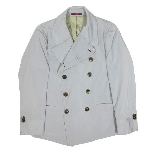 ポールスミス Paul Smith ナイロン Pコート アウター ライトグレー サイズl Pmbm 1 メンズ 095 ベクトルパーク