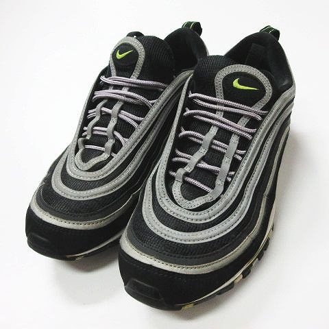 nike air max 97 black volt metallic silver