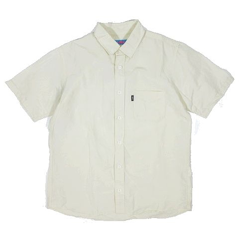 ヘックバイヘクティク Hec By Hectic リネン コットン シャツ 半袖 麻綿 トップス サイズxl キナリ系 9 メンズ 095 ベクトルパーク