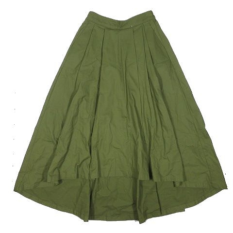 ナノユニバース Nano Universe フレアロングスカート ボトムス 緑 グリーン サイズ36 Nl8skt502ds A3 レディース 095 ベクトルパーク