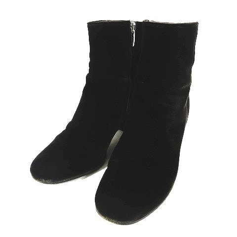 ジャンヴィトロッシ Gianvito Rossi ショートブーツ ブーティ ベロア 