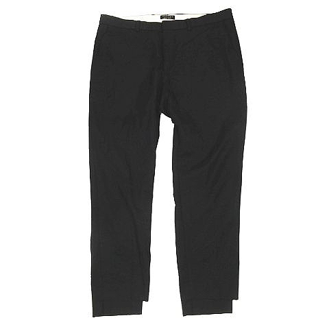 ザラマン Zara Man Tailoring スラックス 裾デザインカット ロング ポリエステル サイズ44 黒 ブラック 8 メンズ 095 ベクトルパーク