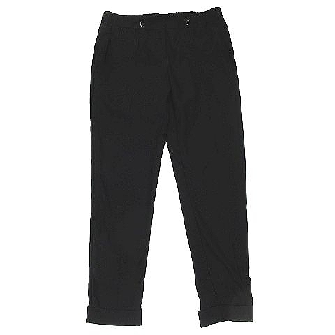 シネカノン Sinequanone スラックス テーパードパンツ ロング ゴムウエスト ポリエステル サイズ38 黒 ブラック 13 レディース 095 ベクトルパーク