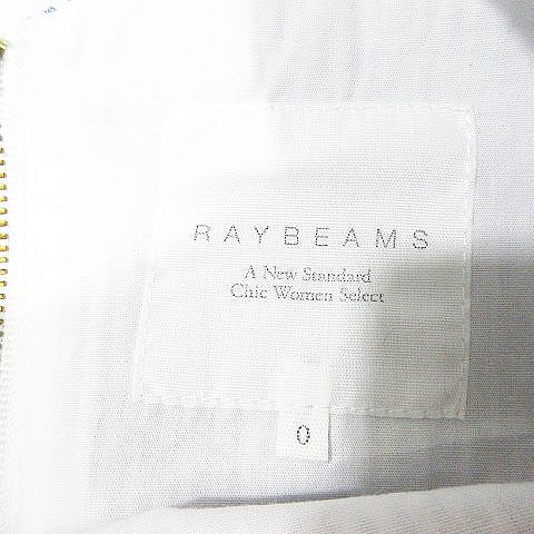 レイビームス Ray Beams ストライプ ノースリーブ ワンピース 膝丈 ハーフ コットン サイズ0 6314s 3036 青 ブルー 11 レディース 095 ベクトルパーク