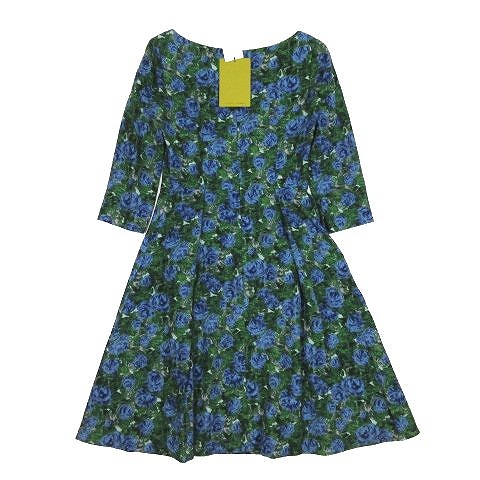新規購入 シビラ Sybilla ワンピース 七分袖 Vネック ウール チェック 緑 M レディース 21春夏新色 Farmerscentre Com Ng