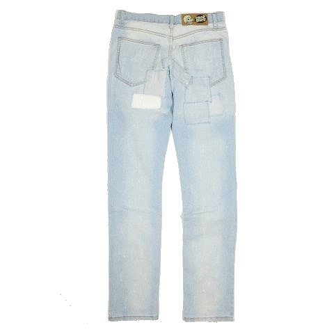 チープマンデー Cheap Monday パッチワーク デニム スキニー パンツ 細身 ジーンズ サイズ29 34 ライトインディゴ A6 レディース 095 ベクトルパーク