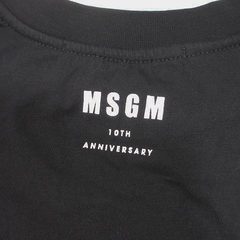 エムエスジーエム Msgm 10th Anniversary プリント Tシャツ ワンピース 半袖 花火 Fireworks 2841mda80 サイズm ブラック 黒 レディース 095 ベクトルパーク