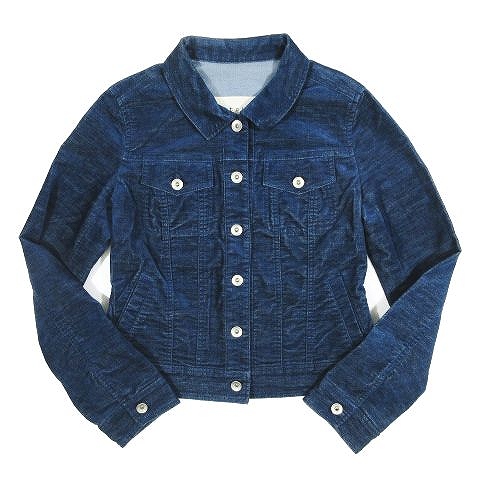 ストラ Stola コーデュロイ ワークジャケット Gジャン ジージャン風 ブルゾン サイズ38 ネイビー A10 レディース 095 ベクトルパーク