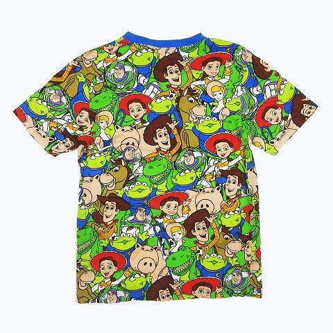 ディズニー Disney トイストーリー イラスト Tシャツ カットソー 半袖 クルーネック サイズm マルチカラー A10 メンズ レディース 095 ベクトルパーク