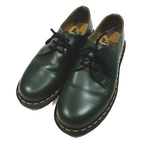 ドクターマーチン Dr Martens 3ホール ギブソン シューズ Smooth 1461 Green サイズuk6 緑 グリーン メンズ レディース 095 ベクトルパーク