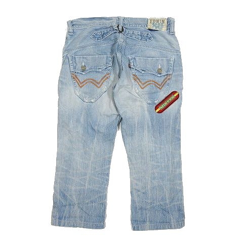 エドウィン Edwin 411xvs デニム ブーツカット フレア ジーンズ パンツ Size34 ライトインディゴ A10 メンズ 095 ベクトルパーク