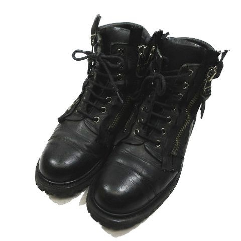 ホーキンス Hawkins ダブルジップ レザー レースアップブーツ ハイカット シューズ Double Zip Hl 黒 ブラック サイズ25cm メンズ I12 メンズ 095 ベクトルパーク ホーキンス Hawkins ダブルジップ レザー レースアップブーツ ハイカット シューズ Double Zip Hl 黒 ブラック サイズ25cm メンズ I12 メンズ 095 ベクトルパーク
