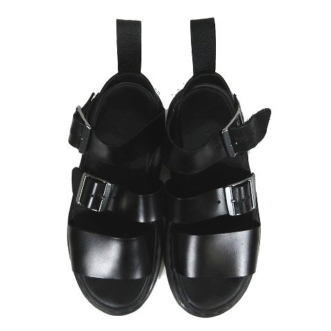 ドクターマーチン Dr Martens Gryphon グリフォン サンダル レザー シューズ 靴 サイズuk5 ブラック 黒 レディース メンズ 095 ベクトルパーク