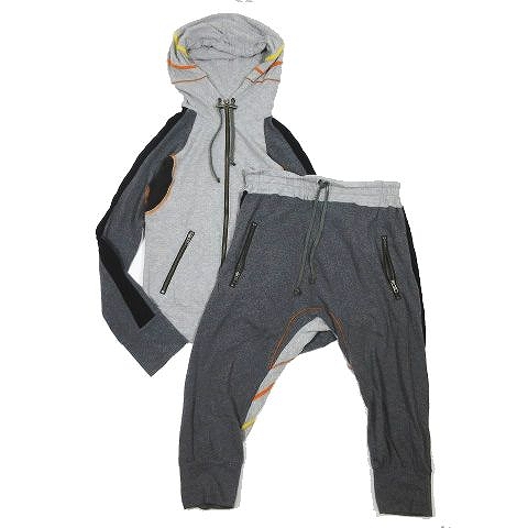 ルグランブルー L G B Boxer Pk Sarrouel ボクサー セットアップ パーカー サルエルパンツ スウェット ジャージ グレー メンズ レディース 095 ベクトルパーク