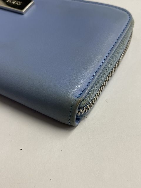 トッズ TOD'S ロゴプレート 牛革 レザー ラウンドファスナー 長財布 ライトブルー メンズ レディース △A8 095-202209080331 | ベクトルパーク トッズ TOD'S ロゴプレート 牛革 レザー ラウンドファスナー 長財布 ライトブルー メンズ レディース △A8 095-202209080331 | ベクトルパーク