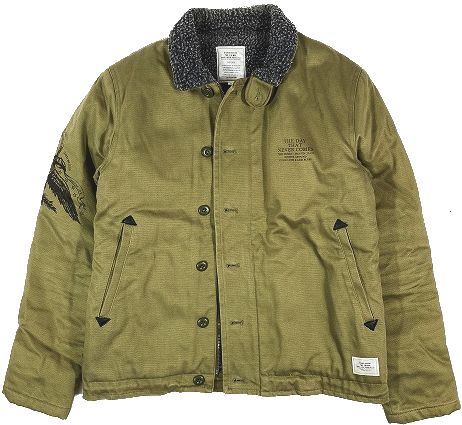 クライミー CRIMIE イーグルプリント デッキジャケット アウター 内 