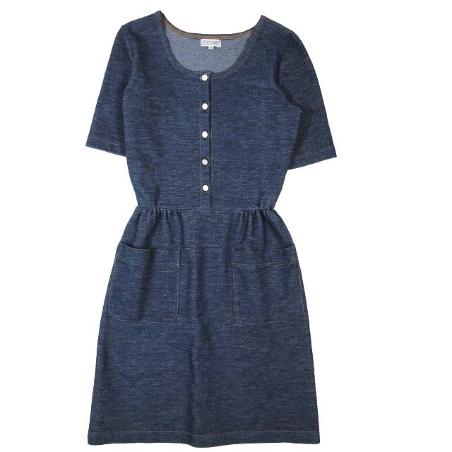 フォクシー ラビッツ FOXEY RABBITS デニム風 ワンピース スカート 膝  