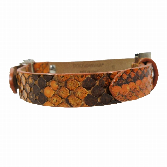 ドルチェ&ガッバーナ ドルガバ DOLCE&GABBANA 蛇皮風 パイソン柄  