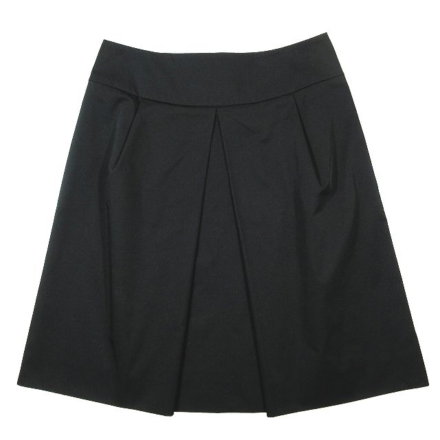 フォクシーニューヨーク FOXEY NEW YORK スカート タック 膝丈  