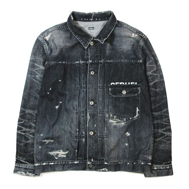 美品 22AW シークエル SEQUEL ×フラグメント fragment design ダメージ