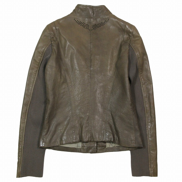 ラムレザー & ZADIG VOLTAIRE ジャケット 美品 バイカー レザー