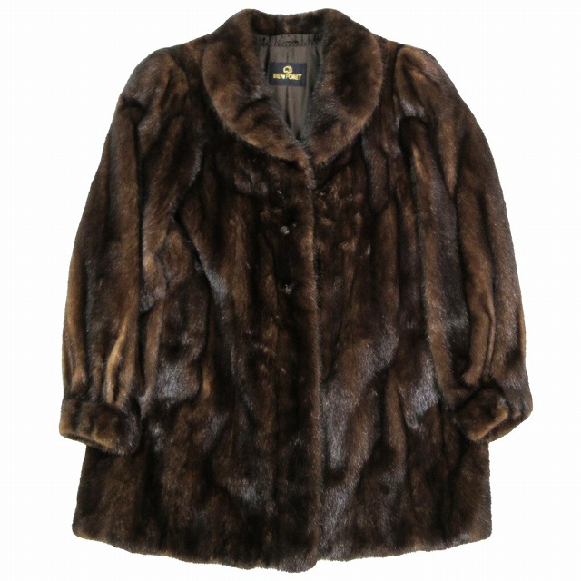 美品 サガミンク SAGA MINK 銀サガ BIEN FORET ランチミンクファー 