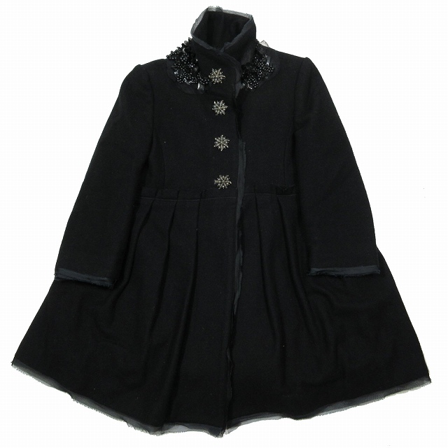 レキサミ REKISAMI ジャケット フレア ミディアム スタンドカラー 