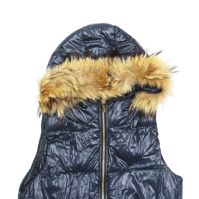 ブルーカルト Blue Cult ダウンベスト ラクーンファー フーディ