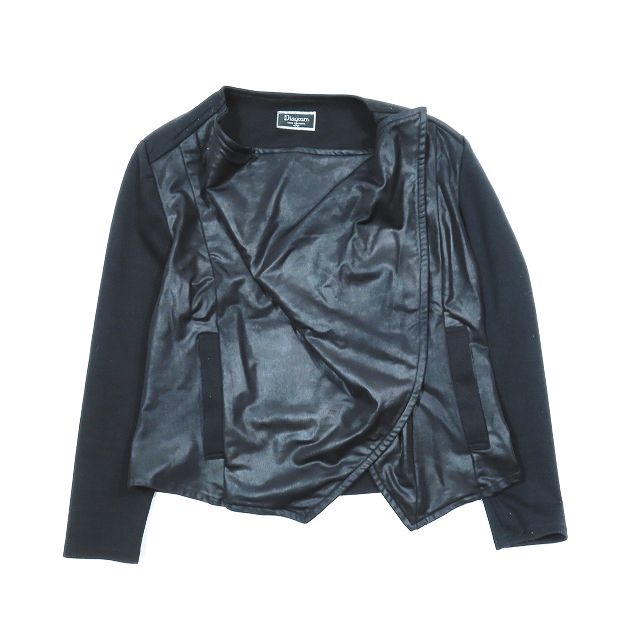 グレースコンチネンタルDiagram レザージャケット サイズ36 黒 【公式