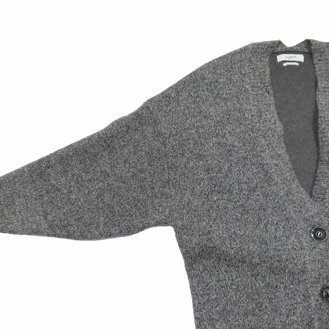 イザベル マラン エトワール ISABEL MARANT ETOILE ニット カーディガン 長袖 ロング丈 Vネック カットソー 34 グレー/9 レディース イザベル マラン エトワール ISABEL MARANT ETOILE ニット
