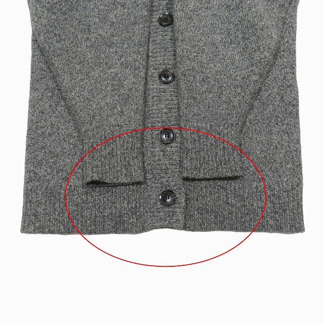 イザベル マラン エトワール ISABEL MARANT ETOILE ニット カーディガン 長袖 ロング丈 Vネック カットソー 34 グレー/9 レディース イザベル マラン エトワール ISABEL MARANT ETOILE ニット
